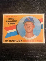 1960 Topps Baseball #131 Ed Hobaugh ROOKIE White Sox - £1.58 GBP