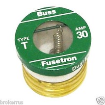 1 T30 Edison Base 30 amp PLUG FUSE GREEN Dual Element Time Delay TYPE T ... - £14.15 GBP