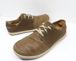 Olukai Nohea Lace Up Leather Brown Comfort Shoes Mens Size US 10 - $31.49
