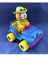 1989 Garfield in Blue Safari Four Wheeler McDonalds Happy Meal Toy - $9.89