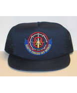 Babylon 5 Earth Forces Off World Patch on a Blue Baseball Cap Hat NEW - £11.37 GBP