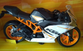 KTM RC 390 Crotch Rocket Sports Bike Motorcycle Maisto Adventure Force 1:18 Toy - £18.86 GBP