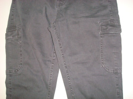 New NWT Womens 6 Prana Dollia Pants Stretch Cargo Jeans Skinny Charcoal Gray - £100.46 GBP