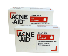 10 X Acne-Aid Face and Body Soap Bar 100g Oil Control DHL EXPRESS - £66.33 GBP