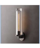 Metallic Black Crystal Wall Sconce With Bulb Beautiful Accent Light￼￼ - €42,61 EUR