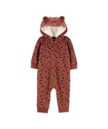 Carter&#39;s Child of Mine Baby Girl Hooded Jumpsuit, One-Piece, Size 24 Months - £15.56 GBP