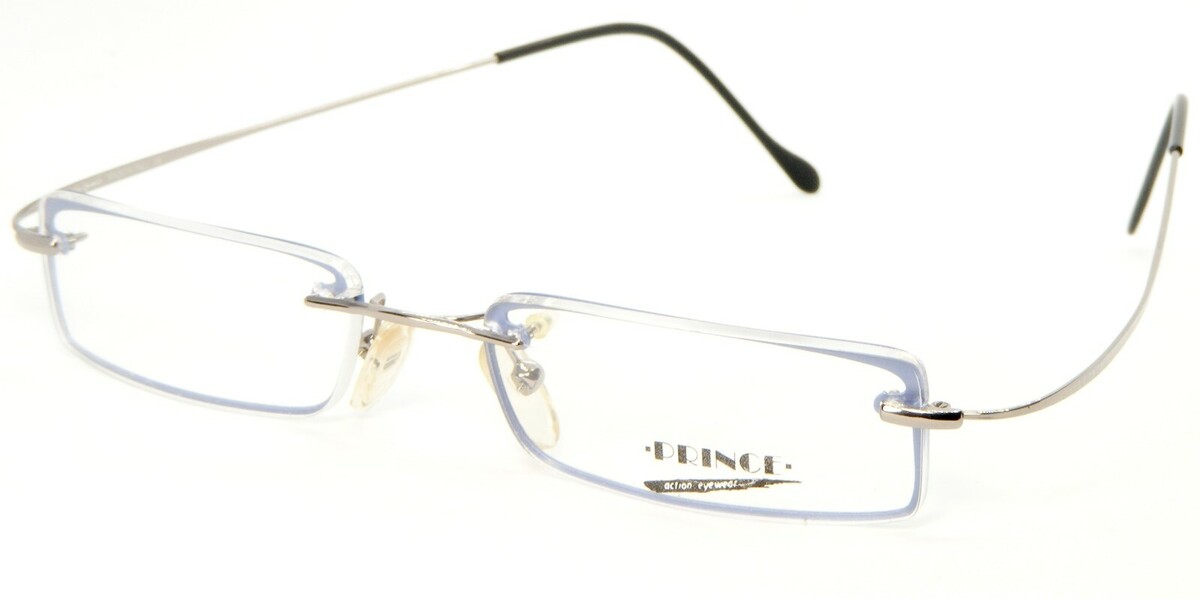 NEW PRINCE MOD. 3404 C.1 BLUE /SILVER EYEGLASSES GLASSES FRAME 50-17mm I... - $32.67