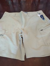 Nepallo Trophy Pro Stretch Short Color Khaki Size 40 Men&#39;s-Brand New-SHIP N24HRS - £39.56 GBP