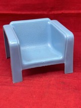 Blue VTG 1973 Mattel Barbie Sitting Chair 7825-0120 Modern Furniture - £7.09 GBP