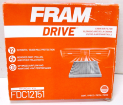 New in the Box Fram Drive FDC12151 Cabin Air Filter 2015-19 Hyundai Sonata - $18.62 CAD