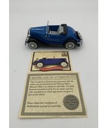 National Motor Museum Mint Diecast 1934 V-8 Deluxe Roadster Blue 1:32 I2 - $187.91 MXN