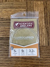 Scientific Anglers Fluorocarbon Tapered Leader 9 FT 3.2 LB - £8.56 GBP
