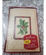 Vintage Hallmark 15 HOLLY Christmas Cards + Envelopes. New in Box - $25.91 CAD