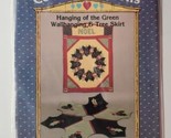 Hanging of the Green Wallhanging &amp; Tree Skirt Ozark Crafts Country Patte... - $11.87