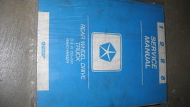 1988 Dodge Ramcharger TRUCK DW 150 250 350 Service Shop Repair Manual BRAND NEW - $180.38