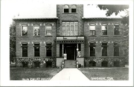 Vtg RPPC 1940s Shoshone Idaho ID Lincoln County Court House No. 14 UNP - £30.79 GBP