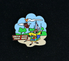 Disney Pin Castmember Watch Over Your Herd Timon &amp; Pumba Safety Pinpics ... - $17.05
