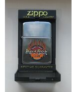 Hard Rock Cafe Zippo Lighter 25 Years Of Rock 1971-1996 Polished Chrome - €33,41 EUR