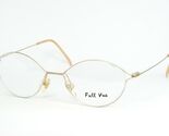 Vintage FULL VUE 4250 C1 GOLD SAND EYEGLASSES GLASSES METAL FRAME 47-17-... - $59.40