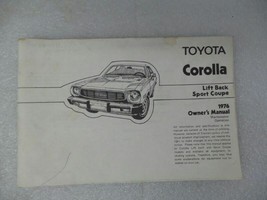 Toyota Corolla 1976 Owners Manual 17219 - £13.17 GBP