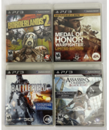 4 x PlayStation 3 PS3 Assassins Creed 4 Black Flag BORDERLANDS2 BATTLEFI... - $26.72