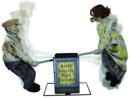 Seasonal Visions See Saw Dolls Animated Prop - £298.33 GBP