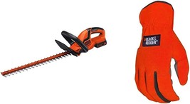 Black+Decker 20V Max Cordless Hedge Trimmer, 22-Inch With, LHT2220 &amp; BD505L - £98.86 GBP