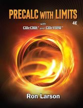 Precalculus with Limits [Hardcover] Larson, Ron - £28.89 GBP