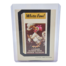 VINTAGE TOPPS 1970&#39;s WACKY PACKAGES STICKER WHITE FOWL CIGARS W CHICKEN ... - $4.75