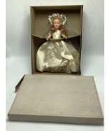 Vintage &#39;60s Hard Plastic Dime Doll Bride Excellent Condition New In Box... - €17,30 EUR