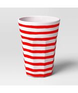 Room Essentials Melamine Tumbler 19oz Red Striped - $198.07 MXN