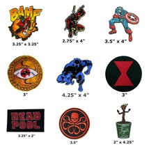 Marvel Dead Pool Night Crawler BAMF Black Panther Groot Hydra Iron On Patch - £4.34 GBP