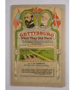 1924 1st ed. Gettysburg What They Did Here Historical Guide Book by L.W.... - £28.85 GBP