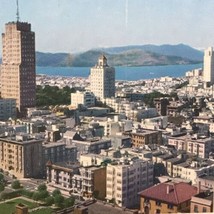 Golden Gate Top of the Mark Vintage California USA Postcard San Francisco - £7.95 GBP