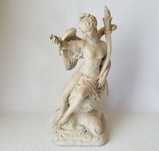 Austin Productions 1997 16&quot; Sculpture of L&#39;Aurore Winged Goddess Holding a Torch - £117.09 GBP