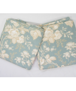 Restoration Hardware Antique Floral Blue Italian 2-PC 100x108 Drapery Pa... - $200.00