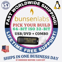 Bunsen Labs Linux OS ISO - ALL VERSIONS - 32BIT, 64BIT USB-DVD, LIVE-FUL... - $4.94+