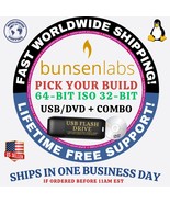 Bunsen Labs Linux OS ISO - ALL VERSIONS - 32BIT, 64BIT USB-DVD, LIVE-FUL... - €4,27 EUR+