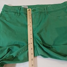 Gap 1969 RN#54023 Women's Green Cotton Blend Legging Jean Size 32/14R (35×27) image 11