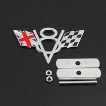 1 pcs 3d metal v8 usa germany uk flag moto logo emblem badge car styling car thumb200