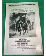 1975 Bite The Bullet Poster Pressbook Vintage Western Gene Hackman AG - £27.61 GBP