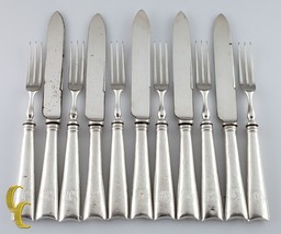 Thomas Bradbury &amp; Sons Sterling Silver Cocktail Forks and Knives Fruit Set - £1,667.03 GBP