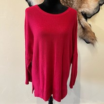 Chico’s Red Knit Sweater - £21.06 GBP