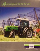 2005 Deutz-Fahr Agrocompact 70,75,90, 100 Tractors Brochure - $10.00