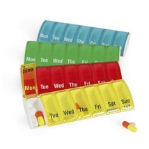 Anabox 7 Day Pill Organiser (Colours May Vary)  - $12.00
