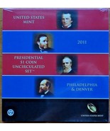 Amerikanischer Präsidentschaft P &amp; D 2011 Set Still Wrap in Plastik UNC ... - $100.36 CAD