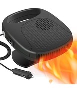 Car Heater 12V 120W Portable Electric Heating Fan Defogger *STAND IS MIS... - $261.71 MXN