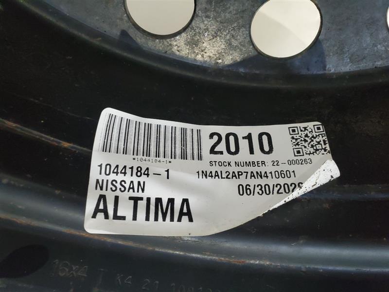 Wheel Rim Spare 16x4 OEM 2010 2011 Nissan Altima 90 Day Warranty! Fast Shippi... - £56.89 GBP
