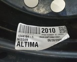 Wheel Rim Spare 16x4 OEM 2010 2011 Nissan Altima 90 Day Warranty! Fast S... - £56.47 GBP
