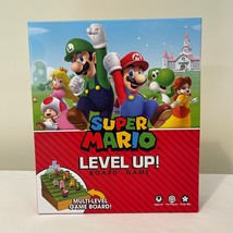 Super Mario Level Up! Board Game by USAopoly Complete Game Mario Peach L... - £14.91 GBP